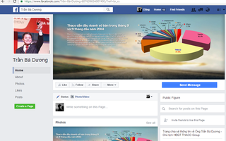 Chủ tịch Thaco Trần Bá Dương bị giả mạo facebook