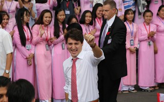 Thủ tướng Canada giao lưu với sinh viên TP HCM