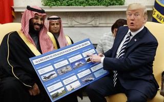Ông Trump: Ngừng bán vũ khí cho Ả Rập Saudi là "tự trừng phạt"