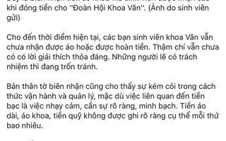 Đóng tiền 2 năm vẫn chưa được nhận đồng phục