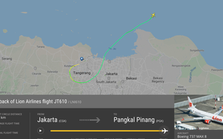 Máy bay Lion Air xin hạ cánh khẩn cấp trước khi rơi xuống biển