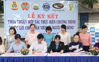 Ký kết hợp tác chăm lo cho đoàn viên