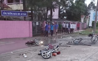 Vụ 6 học sinh bị điện giật thương vong: Do sét đánh rơi dây điện