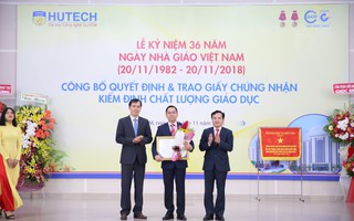 Trường đầu tiên được chứng nhận kiểm định chất lượng theo bộ tiêu chuẩn mới