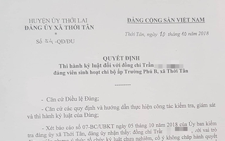 Tố cáo chủ tịch xã, chủ tịch Hội Cựu chiến binh tiếp tục gặp rắc rối