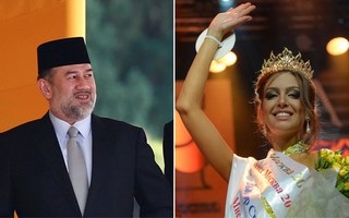 Lộ ảnh vua Malaysia cưới hoa khôi Moscow