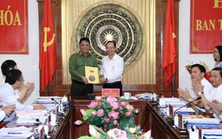 Ban Bí thư phân công nhiệm vụ với giám đốc Công an Thanh Hóa