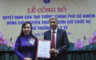 Ông Nguyễn Trường Sơn chính thức giữ chức vụ Thứ trưởng Bộ Y tế