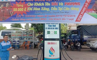 Một cây xăng miễn phí 50.000 đồng cho khách hàng tên Hải và Phượng