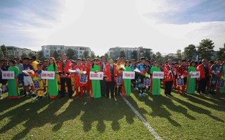 Tưng bừng ngày hội bóng đá "nhí" Việt - Nhật