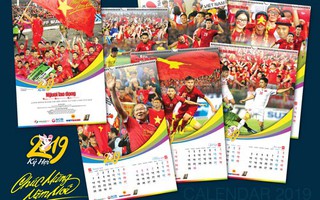 Báo Người Lao Động phát hành bộ lịch "Mừng chiến thắng AFF Cup 2018"