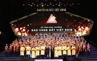 Các doanh nghiệp đạt giải thưởng Sao Vàng Đất Việt 2018