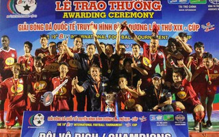 HAGL kém vui trong ngày lên ngôi BTV Cup Number 1