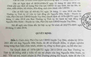 "Ăn" đất công, 1 phó chủ tịch huyện quanh co, che giấu