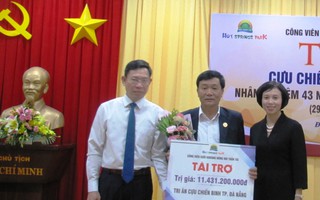 Núi Thần Tài tài trợ hơn 11 tỉ đồng tri ân cựu chiến binh Đà Nẵng