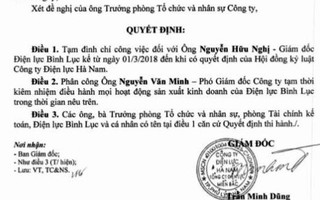 Thêm giám đốc điện lực đi lễ đền Trần giờ hành chính