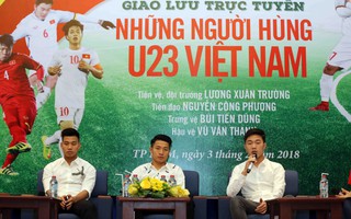 Giao lưu với các tuyển thủ U23 Việt Nam: Tình đoàn kết làm nên chiến tích lịch sử