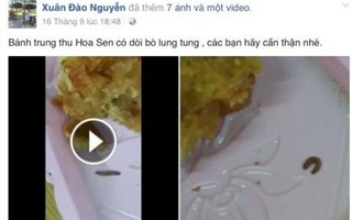 Đăng "bánh có dòi" lên Facebook, phải bồi thường 12 triệu đồng