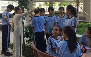 Trường THCS Nguyễn Văn Tố, quận 10 xét học sinh trái tuyến