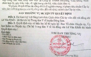 Giáng chức giám đốc trung tâm y tế lập quỹ đen, ký khống giấy khám sức khỏe