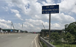 TP HCM: Ngưng lưu thông qua cầu vượt trạm 2 trong 1 tháng