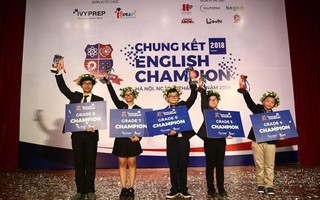 Hai học sinh trường chuyên Trần Đại Nghĩa là quán quân English Champion 2018