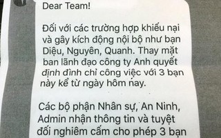 Thắc mắc quyền lợi, bị công ty cấm cửa