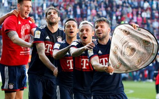 Bayern Munich lần thứ 6 liên tiếp vô địch Bundesliga