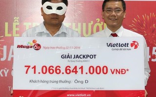 Vé Vietlott trúng gần 25 tỉ đồng bán ra tại Đông Anh, Hà Nội