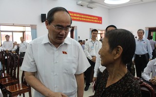 Cử tri quận 2 bất ngờ xin gặp Bí thư Thành ủy TP HCM Nguyễn Thiện Nhân