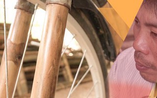 (eMagazine) - Xe đạp tre “Made in Trà Vinh” của nghệ nhân người Khmer