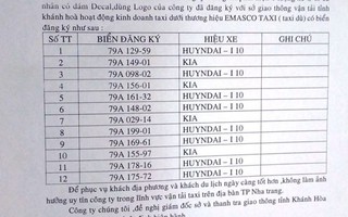 Taxi dù lộng hành ở Nha Trang