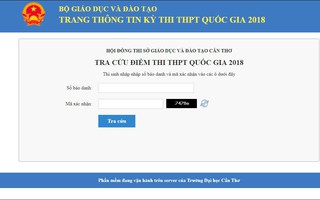 Hàng loạt sở GD-ĐT công bố điểm thi THPT quốc gia 2018