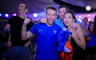 Pháp vô địch World Cup, CĐV Pháp tại TP HCM vỡ òa hạnh phúc