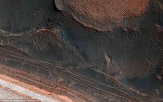 Cận cảnh Sao Hỏa giữa kỷ băng hà