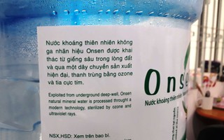 Onsen bán nước ngầm thành nước khoáng