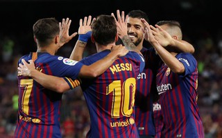 Messi lập cú đúp, Barcelona đại thắng Alaves ngày khai mạc