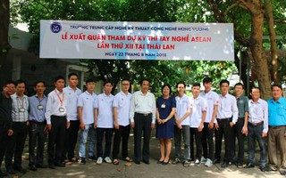 Việt Nam cử 52 thí sinh dự thi tay nghề ASEAN
