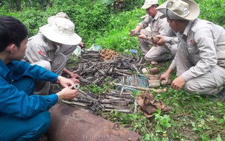 Quảng Trị phát hiện gần 500 đầu đạn pháo