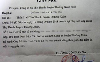 Thực hư việc bị công an mời lên làm việc sau khi đăng thông tin họp phụ huynh lên Facebook