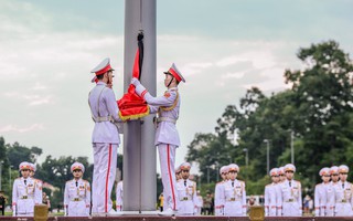 Toàn cảnh Lễ treo cờ rủ Quốc tang Chủ tịch nước Trần Đại Quang