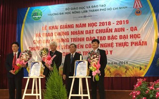 Hai chương trình của Trường ĐH Nông Lâm TP HCM đạt chuẩn AUN-QA