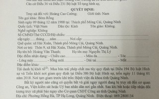 Truy nã 2 đối tượng ở Quảng Ninh trốn khỏi nơi giam giữ