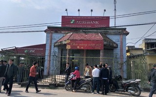 Hoạt động của phòng giao dịch Agribank bị cướp vẫn diễn ra bình thường