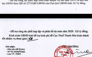 Chủ tịch Thanh Hóa nói về việc Cục Thuế Thanh Hóa xin 700 triệu đồng để “động viên anh em” đi thu thuế