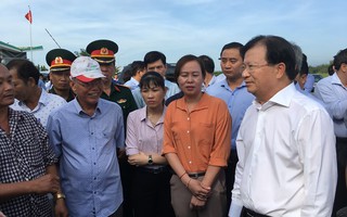 Phó Thủ tướng Trịnh Đình Dũng tiếp xúc người dân vùng dự án sân bay Long Thành