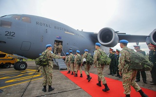 Cận cảnh "ngựa thồ" C-17 đưa Bệnh viện dã chiến lên đường gìn giữ hòa bình Liên Hiệp Quốc