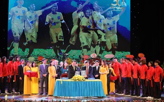 U22 Việt Nam và đoàn thể thao Việt Nam nhận quà đặc biệt trước ngày dự SEA Games 2019