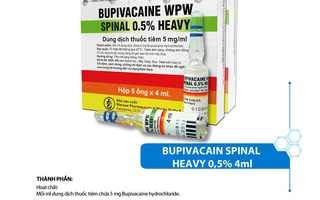 Vụ 2 sản phụ tử vong, 1 nguy kịch: 13/16 tiêu chí của lô thuốc gây tê Bupivacaine đạt yêu cầu