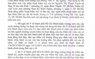 Thâm nhập thế giới làm đẹp: Thanh tra bất ngờ khi kiểm tra các cơ sở thẩm mỹ "trời ơi"